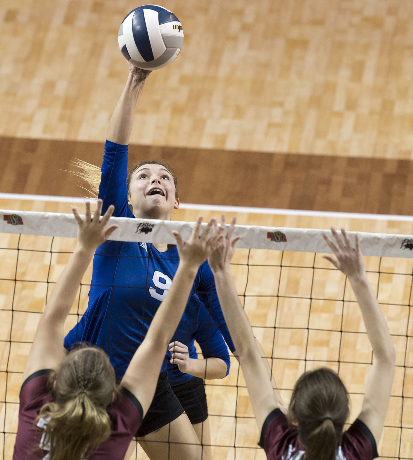 D-2 state volleyball, BDS vs. Wynot, 11.8